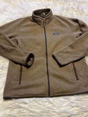 Patagonia better sweater full zip Brown Zip-Up Fleece Jacket